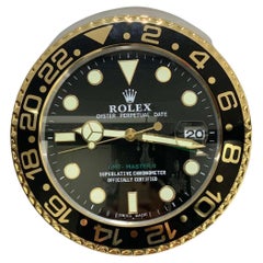 Vintage ROLEX Officially Certified Oyster Perpetual Date GMT Master II Wall Clock 