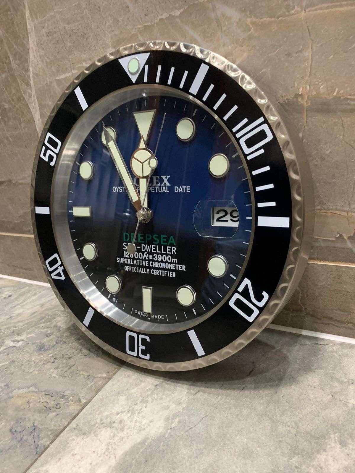 rolex dealer wall clock