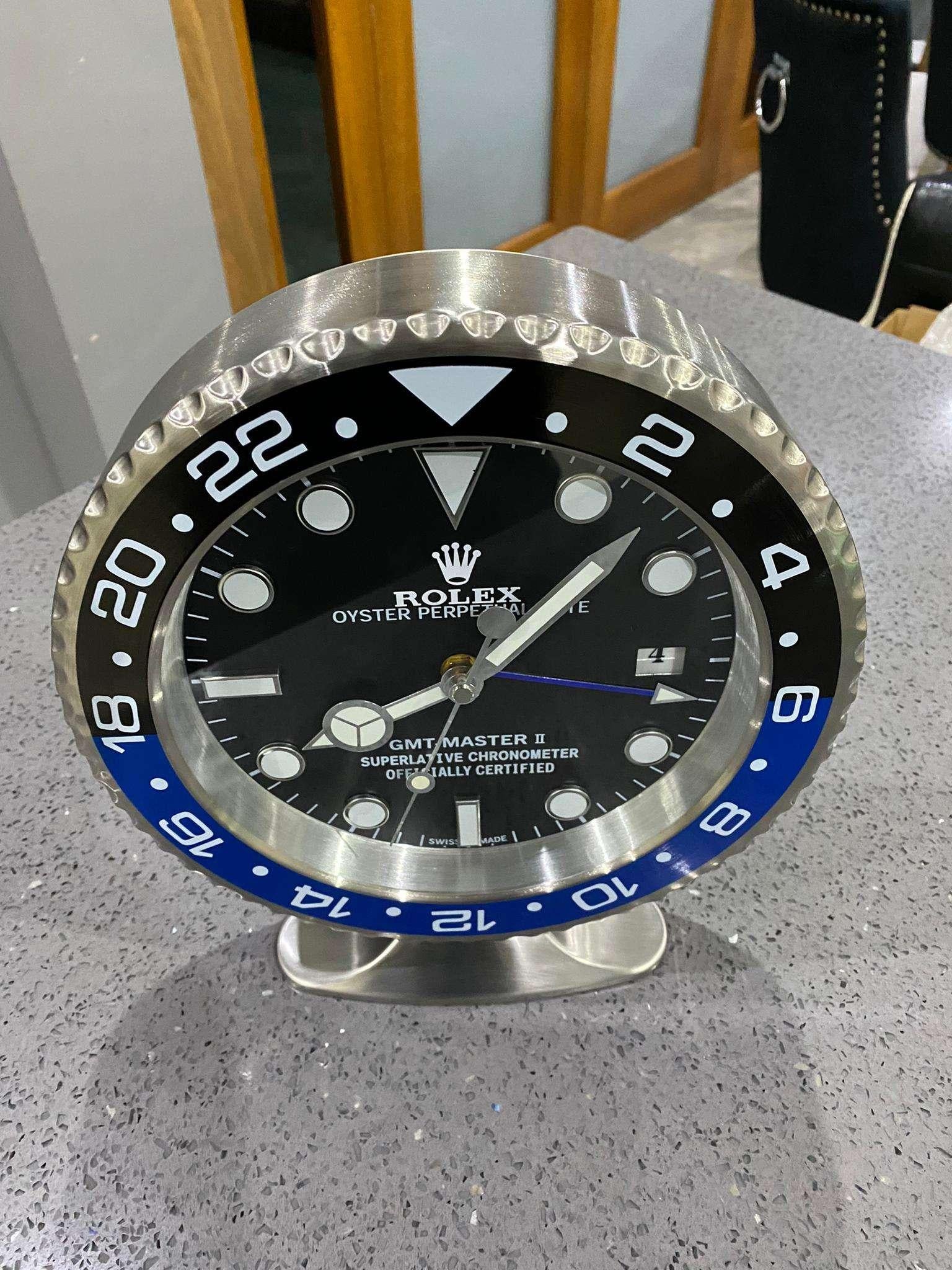 rolex desk clock