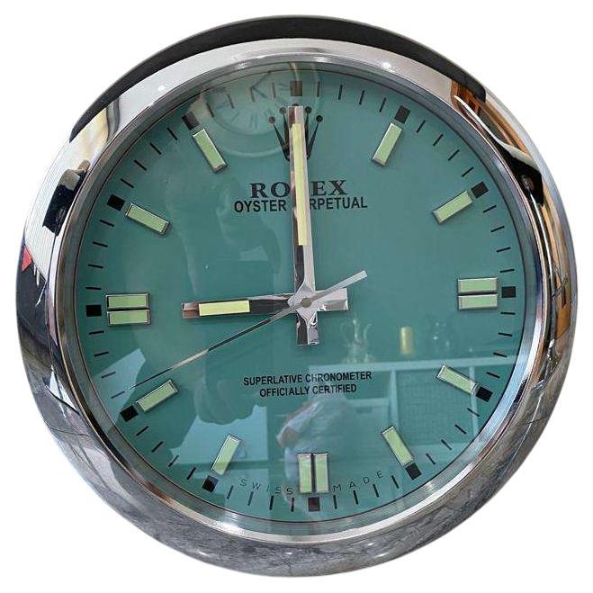 ROLEX Officially Certified Oyster Perpetual Milgauss Wall Clock  For Sale