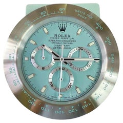 ROLEX Officially Certified Oyster Perpetual Tiffany Blue Daytona Wall Clock