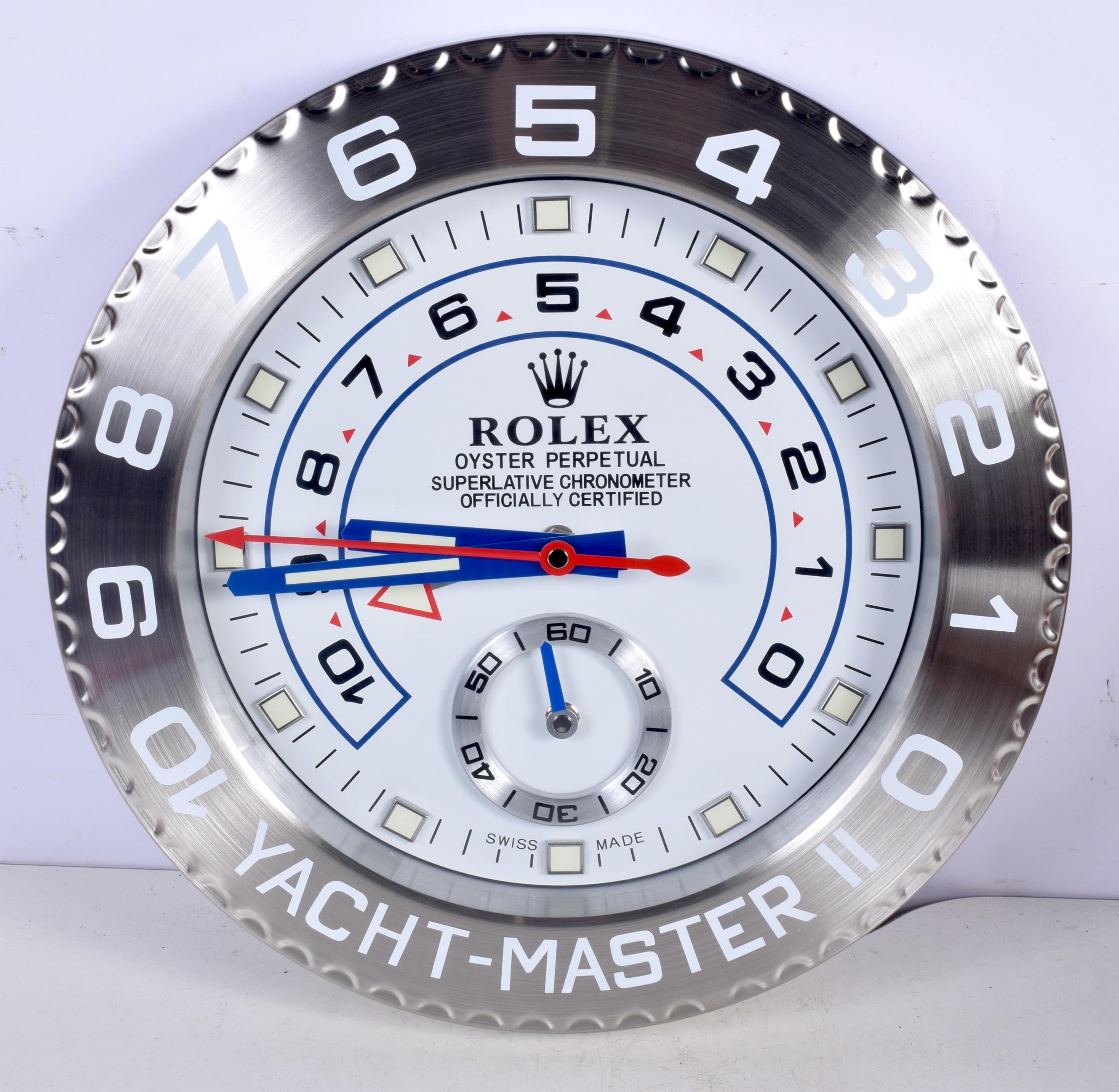 ROLEX Officially Certified Perpetual Yacht Master II Luxury Wall Clock