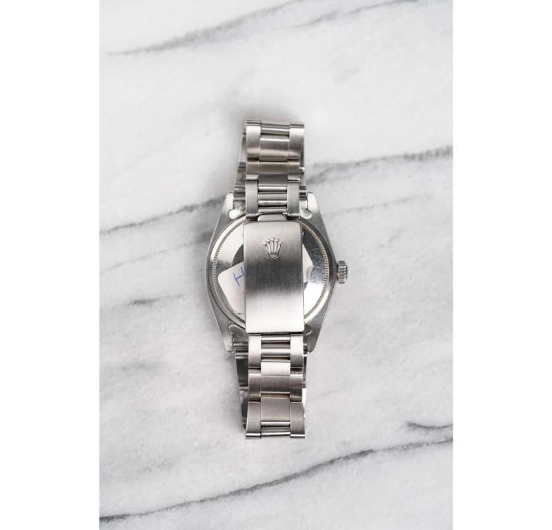 Reloj Rolex OP 1501 Esfera mosaico gris en caja de acero inoxidable, 1960-70 en Bueno estado para la venta en New York, NY