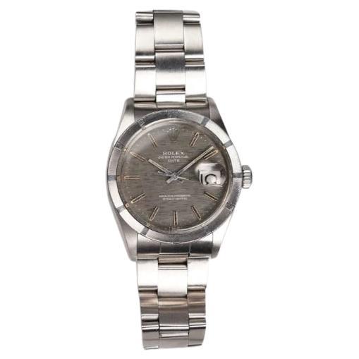 Reloj Rolex OP 1501 Esfera mosaico gris en caja de acero inoxidable, 1960-70