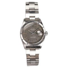 Reloj Rolex OP 1501 Esfera mosaico gris en caja de acero inoxidable, 1960-70