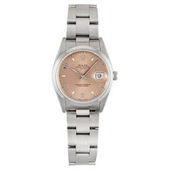 Rolex OP 15200 Salmon Arabic Dial Watch in Stainless steel, 1990s