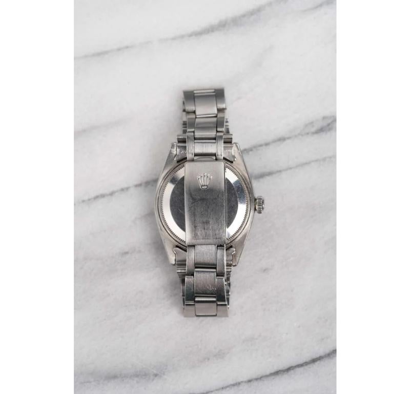 De los hombres Reloj Rolex OP 6534 esfera blanca en caja de acero inoxidable, años 50 en venta