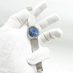 ROLEX Orchid 18k White Gold Ladies Mechanical Wind Wristwatch