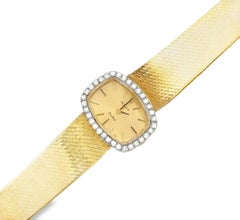 Rolex “Orchid” Diamond Integral Bracelet Wristwatch in 18K Yellow Gold