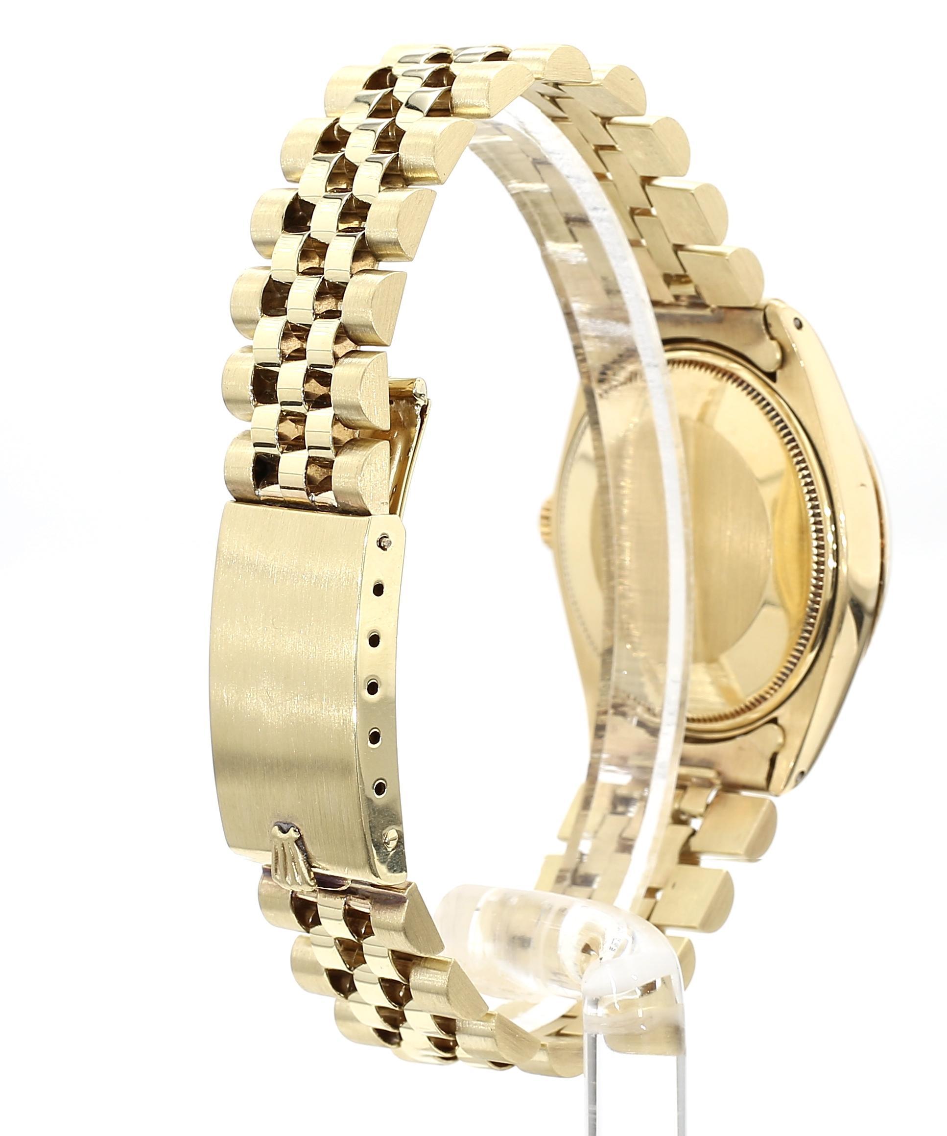 Reloj Rolex Oyster 1005 Champán Esfera Oro Vintage en venta 3