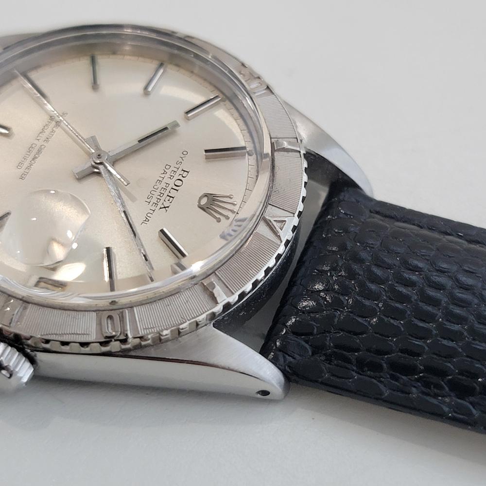 Rolex Oyster 1625 Datejust Turn-O-Graph 18k SS Mens 36mm 1960s Automatic RA669 For Sale 1
