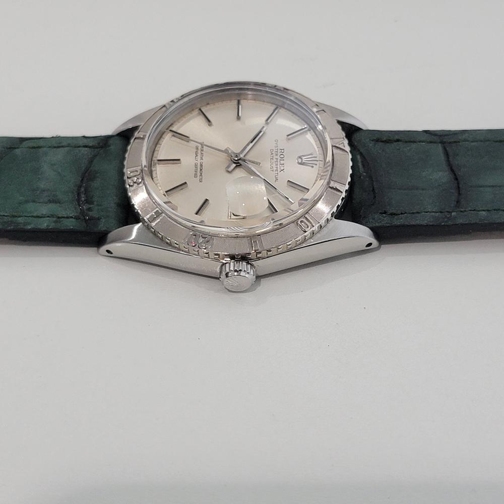 Rolex Oyster 1625 Datejust Turn-O-Graph 18k SS Uomo 36mm 1960 Automatico RA669B in vendita 1