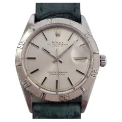 Rolex Oyster 1625 Datejust Turn-O-Graph 18k SS Mens 36mm 1960s Automatic RA669B