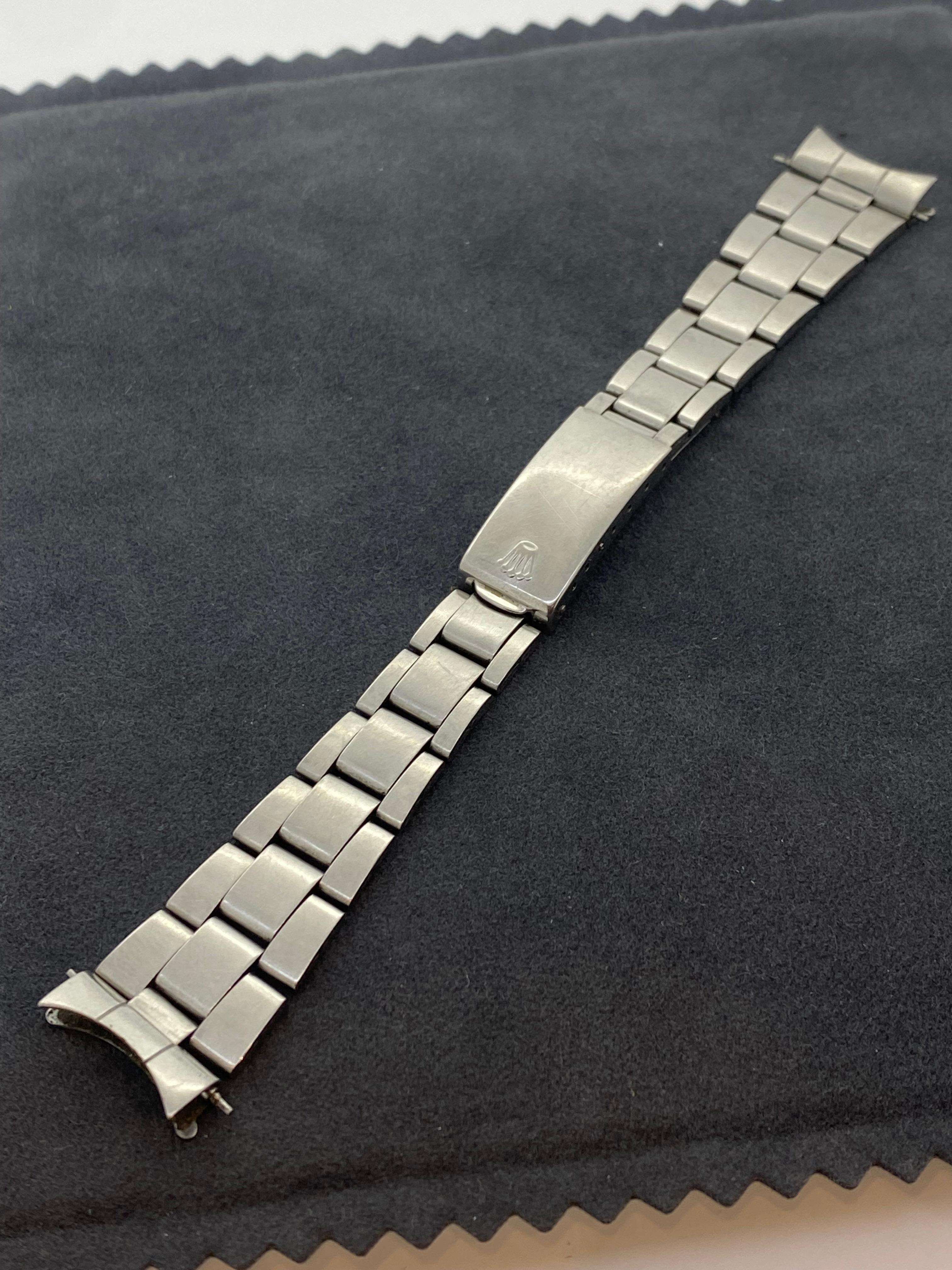 Rolex Oyster n° 257, 7835 Bracelet d'origine des années 1970, 19 mm S/Steel Longueur totale. 2