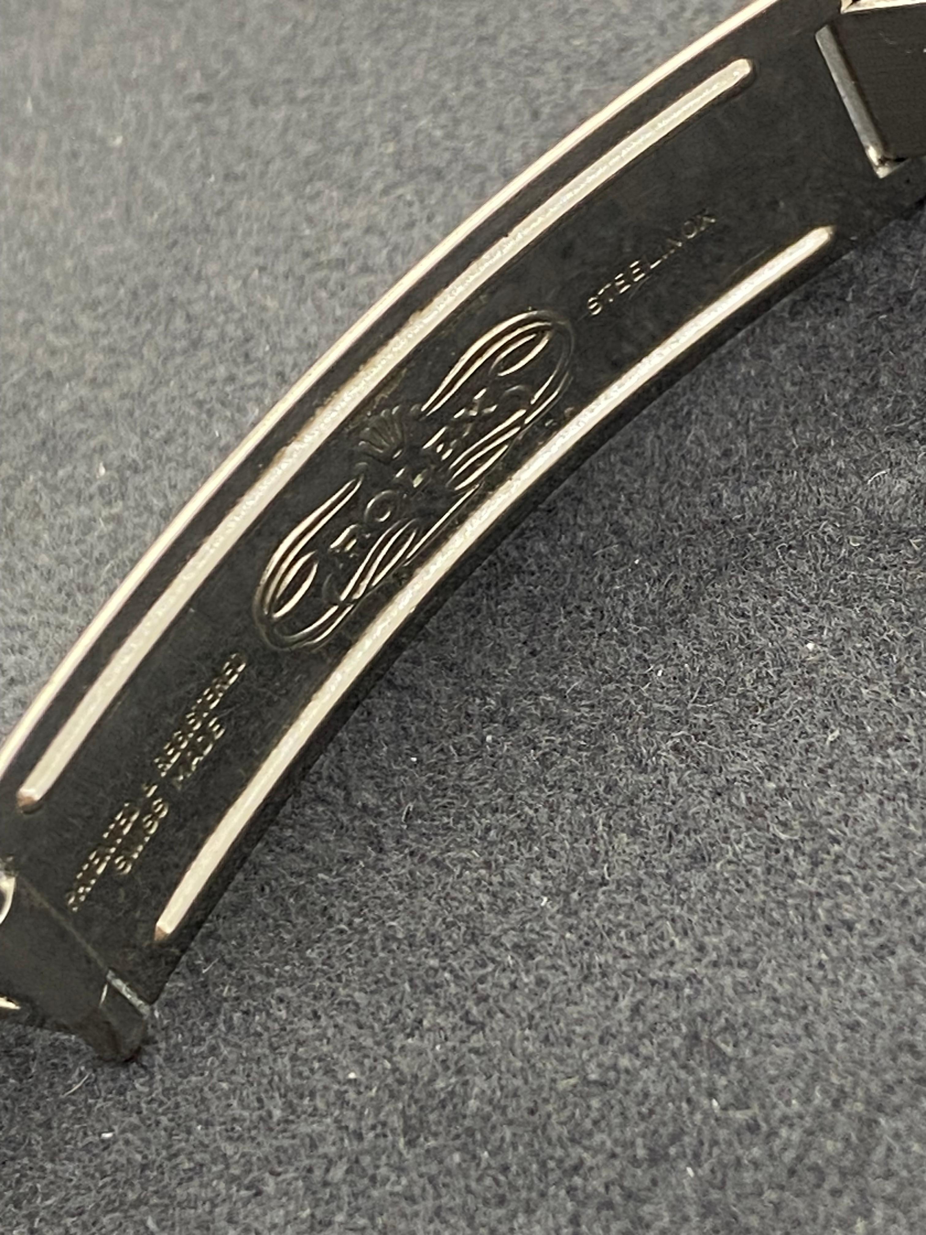 Rolex Oyster # 257, 7835 19mm S/Steel Original c1970's Bracelet. Full Length. For Sale 4