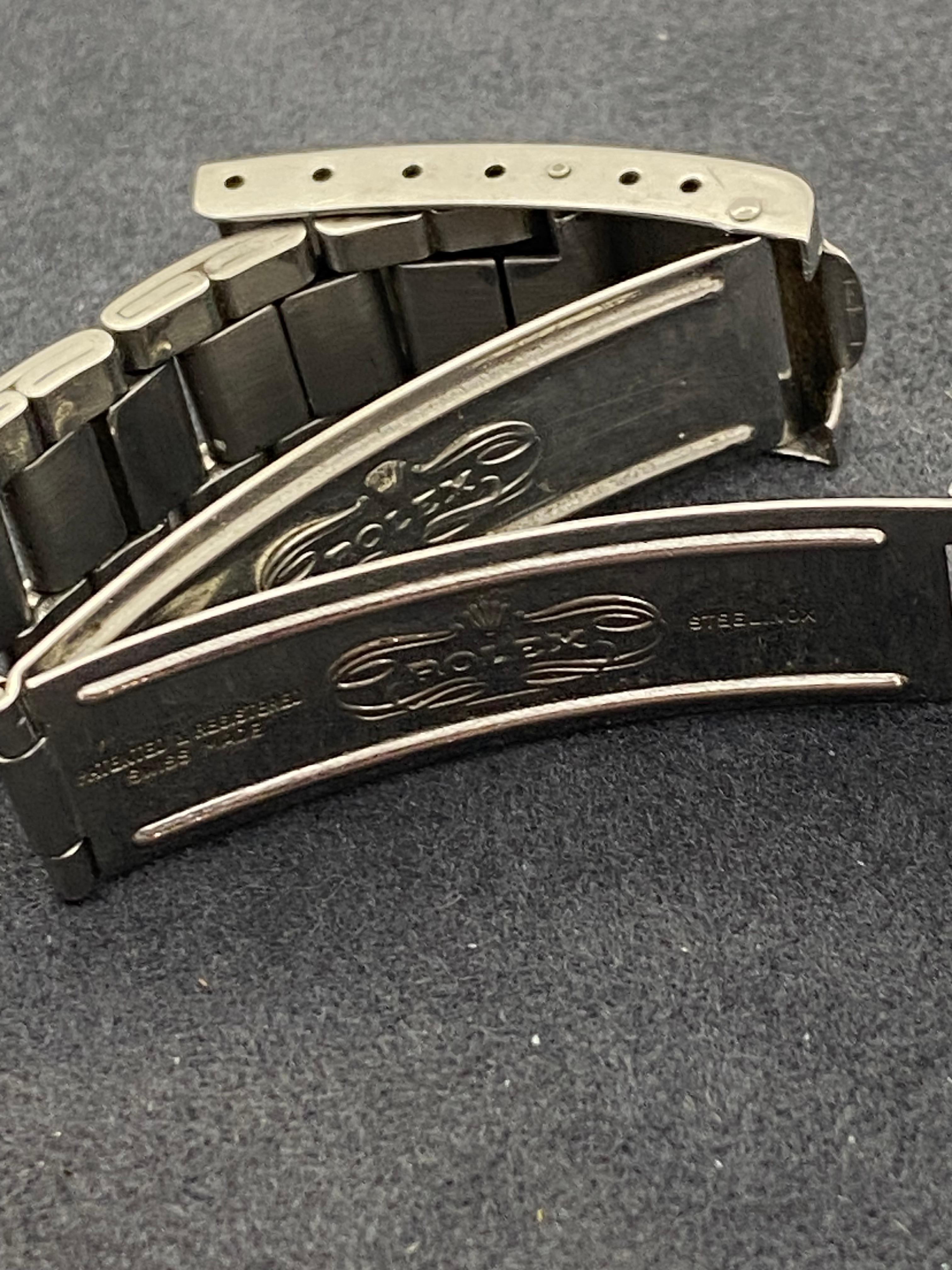 Rolex Oyster # 257, 7835 19mm S/Steel Original c1970's Bracelet. Full Length. For Sale 5