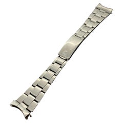 Rolex Oyster nº 257, 7835 19mm S/Acero Original c1970's Brazalete. Longitud total.