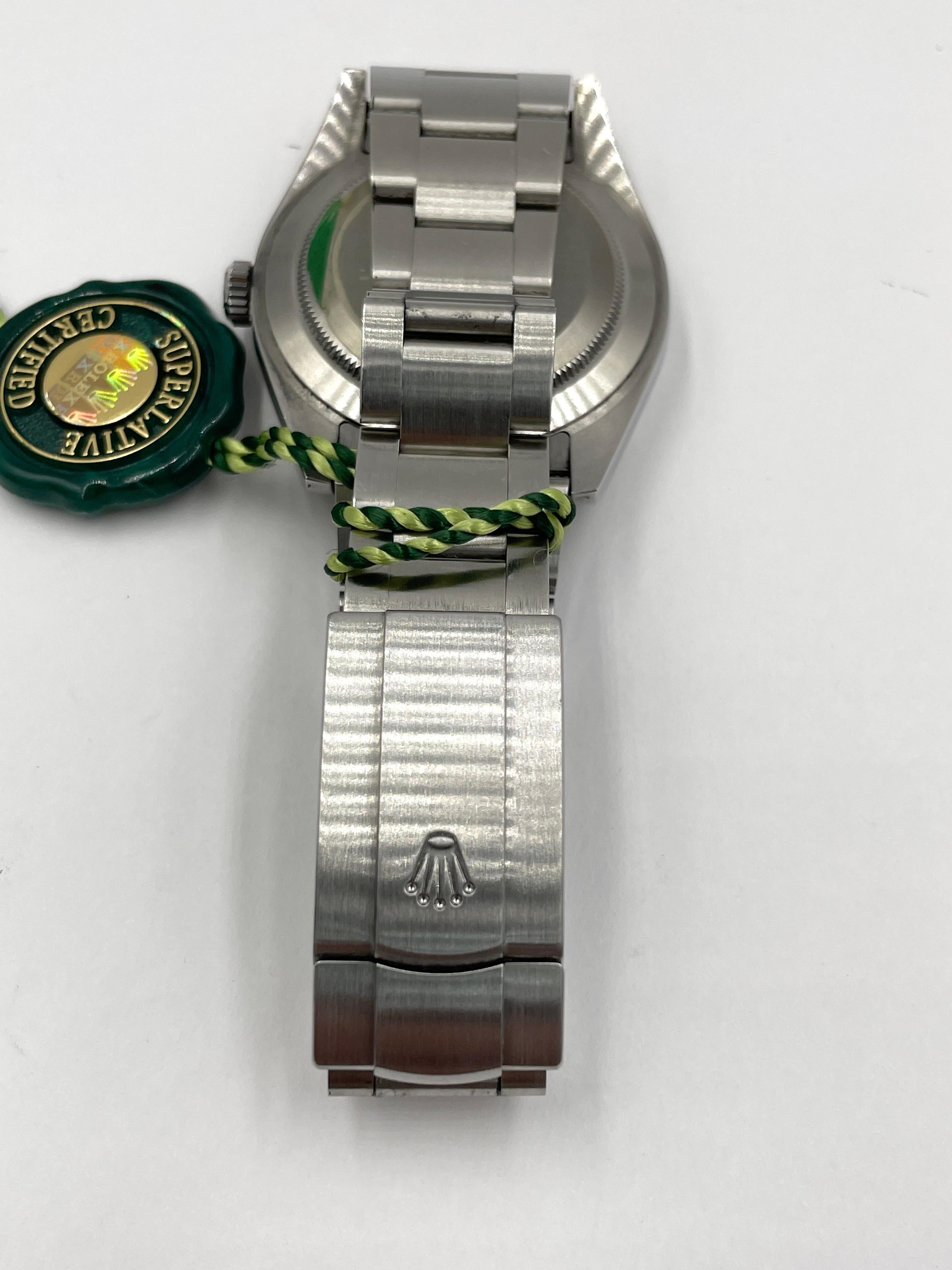Rolex Oyster 39mm Grape Stainless Watch 2