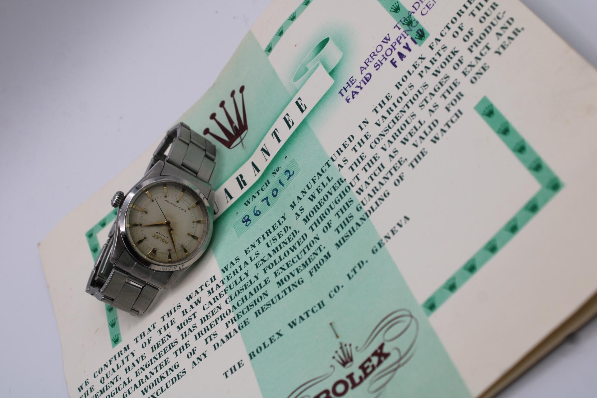Rolex Oyster 6282 1956  Vento manuale Set completo in vendita 8
