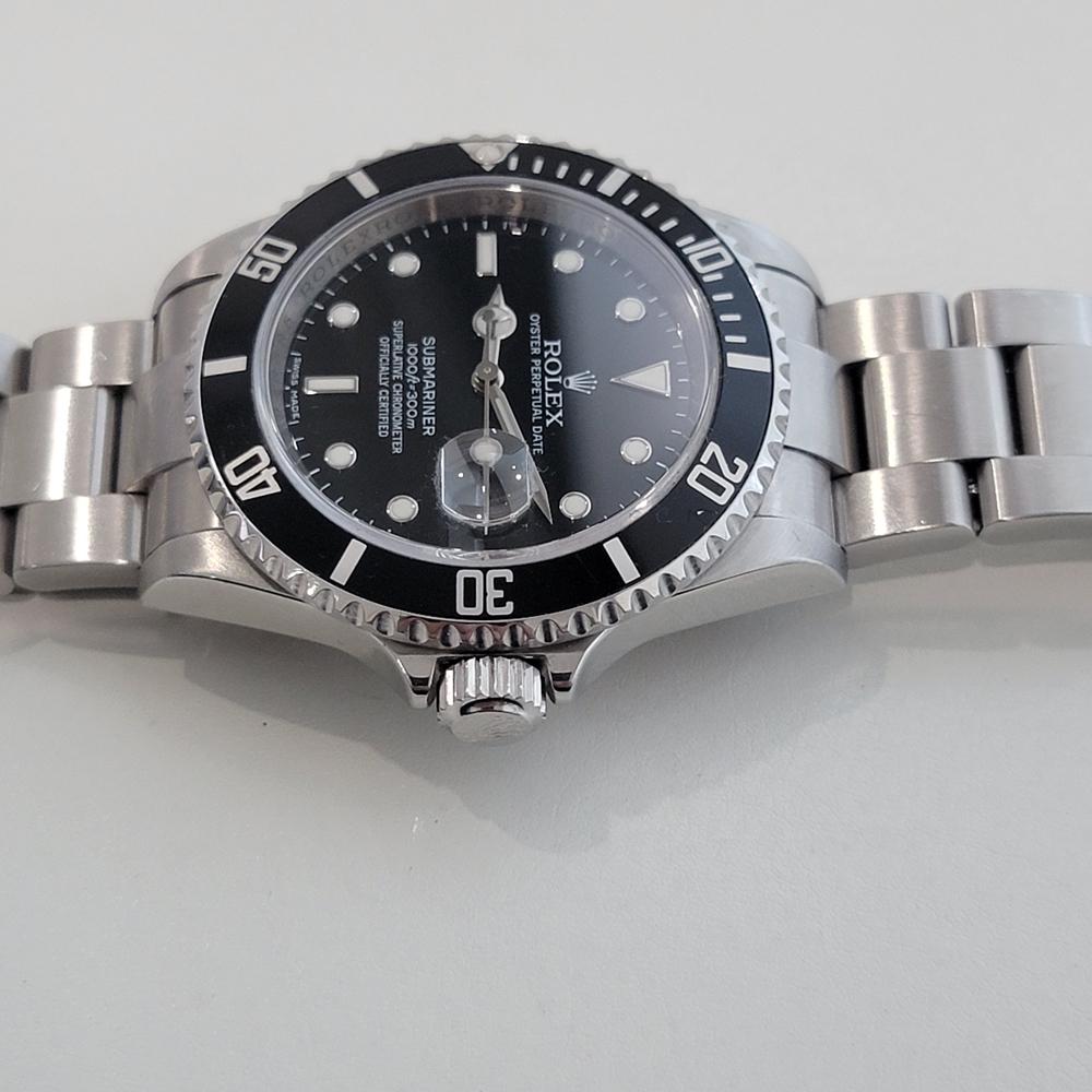 Rolex Oyster Date 16610T Submariner Mens 40mm 2000s Automatic All Original RA686 For Sale 1