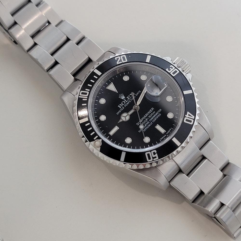 Rolex Oyster Date 16610T Submariner Mens 40mm 2000s Automatic All Original RA686 For Sale 3