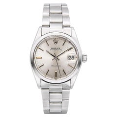 Rolex Oyster Date Precision Stainless Steel Midsize Automatic Men's Watch 6466