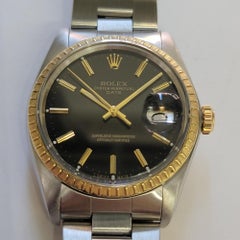 Rolex Oyster Date Ref 1505 14k SS Mens All Original 1970s 34mm Automatic RA788