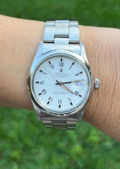 Rolex Oyster Date Ref. 15200 White Dial Roman Numerals in Oyster Stainless Steel