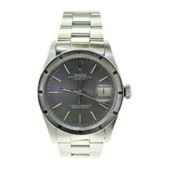 Rolex Oyster Date Ref.1501 Steel Blue Champagne Dial Watch, 'R-7'