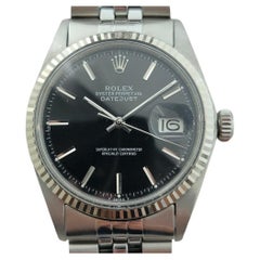Rolex Oyster Datejust 1601 36mm 18k Gold SS 1970s Mens Vintage Automatic RA622