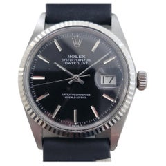 Rolex Oyster Datejust 1601 36mm 18k Gold SS 1970s Mens Vintage Automatic RA622B