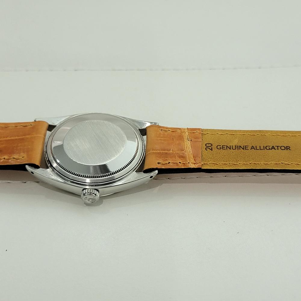 Rolex Oyster Datejust 1601 36mm 18k Gold SS Mens Automatic 1960s Vintage RA560B For Sale 6
