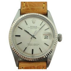 Rolex Oyster Datejust 1601 36mm 18k Gold SS Mens Automatic 1960s Vintage RA560B