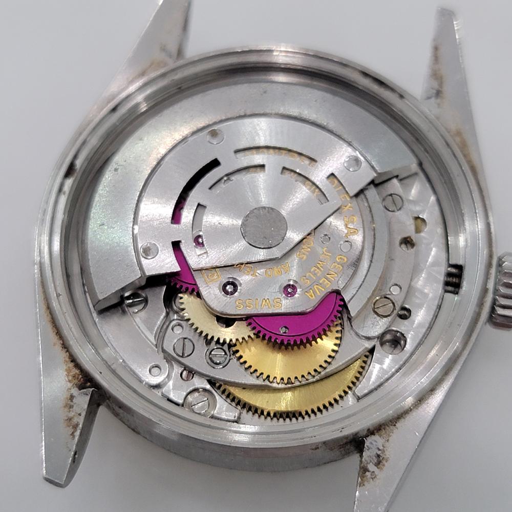 Rolex Oyster Datejust 1601 36mm 18k W Gold SS 1970s Mens Vintage Automatic RA620 en vente 8