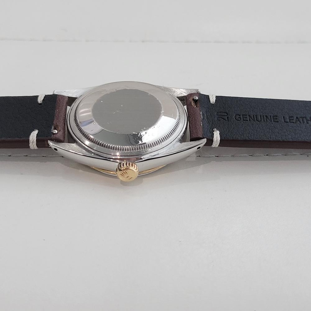 Rolex Oyster Datejust 16013 Uomo 36mm 18k SS 1980 Quadrante Computer Automatico RA617 in vendita 7