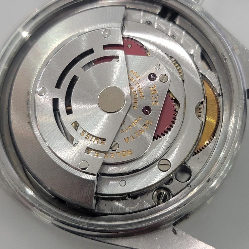Rolex Oyster Datejust 16014 36mm 18k SS Leinen Zifferblatt Männer automatische 1980er RA589 im Angebot 7