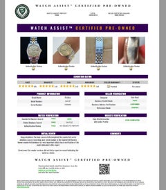 Rolex Oyster Datejust Perpetual 1978 Yellow Gold Stainless Steel Watch