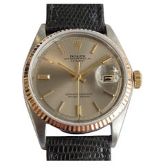 Rolex Oyster Datejust Ref 1601 36mm 18k Rose Gold SS Mens 1970s Automatic RA626B