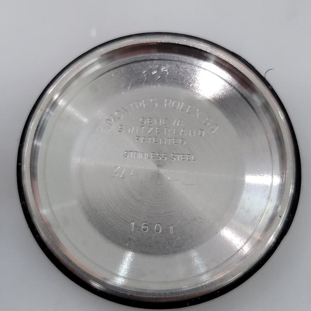 Rolex Oyster Datejust Ref 1601 36mm 18k SS 1970s Mens Vintage Automatic RA620B en vente 8