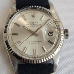 Rolex Oyster Datejust Ref 1601 36mm 18k SS 1970s Mens Vintage Automatic RA620B