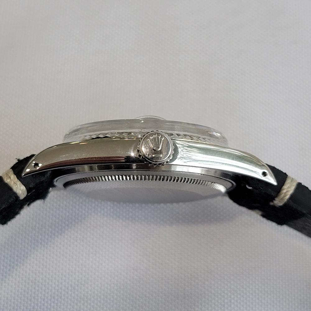 Rolex Oyster Datejust Ref 1601 36mm 18k SS 1970s Mens Vintage Automatic RA620B en vente 5