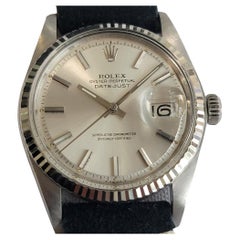 Rolex Oyster Datejust Ref 1601 36mm 18k SS 1970s Mens Vintage Automatic RA620B