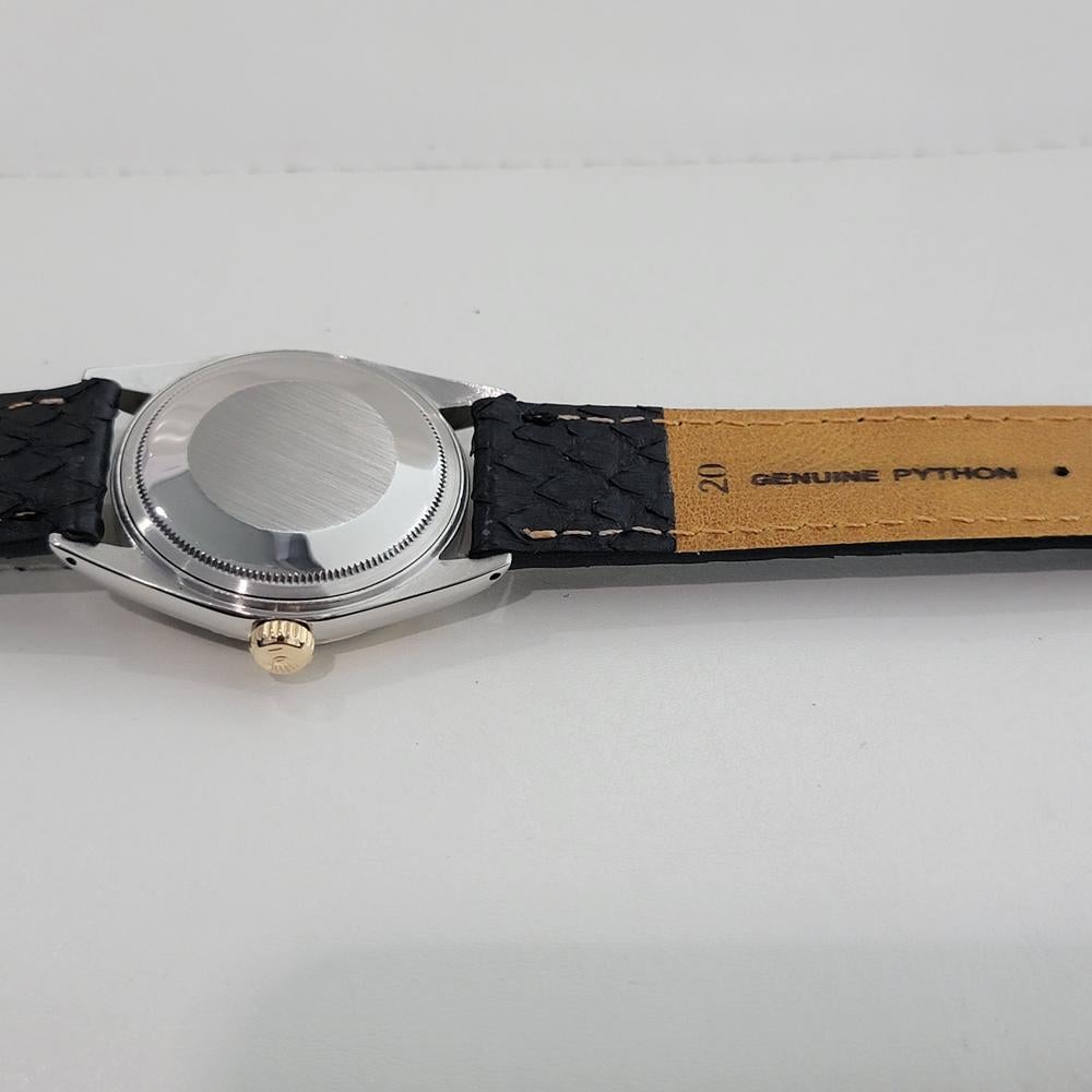 Rolex Oyster Datejust Ref 1601 36mm 18k SS Mens 1970s Vintage Automatic RA591B For Sale 6
