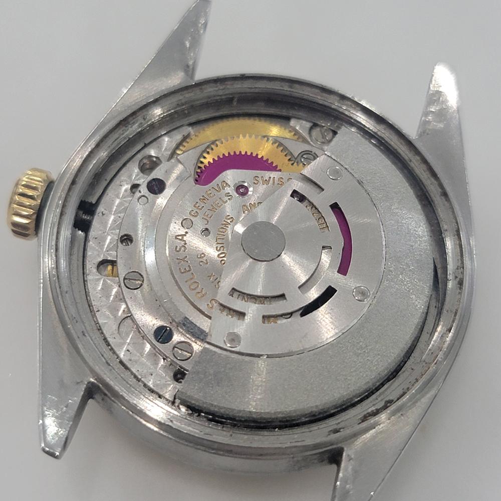 Rolex Oyster Datejust Ref 1601 36mm 18k SS Mens 1970s Vintage Automatic RA591B For Sale 7