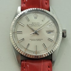 Rolex Oyster Datejust Ref 1601 36mm 18k SS Mens 1970s Vintage Automatic RA594