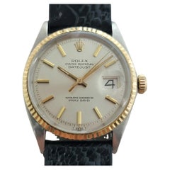 Rolex Oyster Datejust Ref 1601 36mm 18k SS Herren 1970er Vintage Automatik RA671