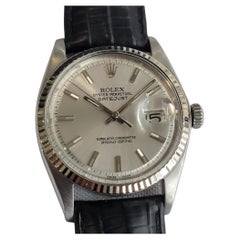Rolex Oyster Datejust Ref 1601 36mm 18k W Gold SS 1960s Herren Automatik RA621B