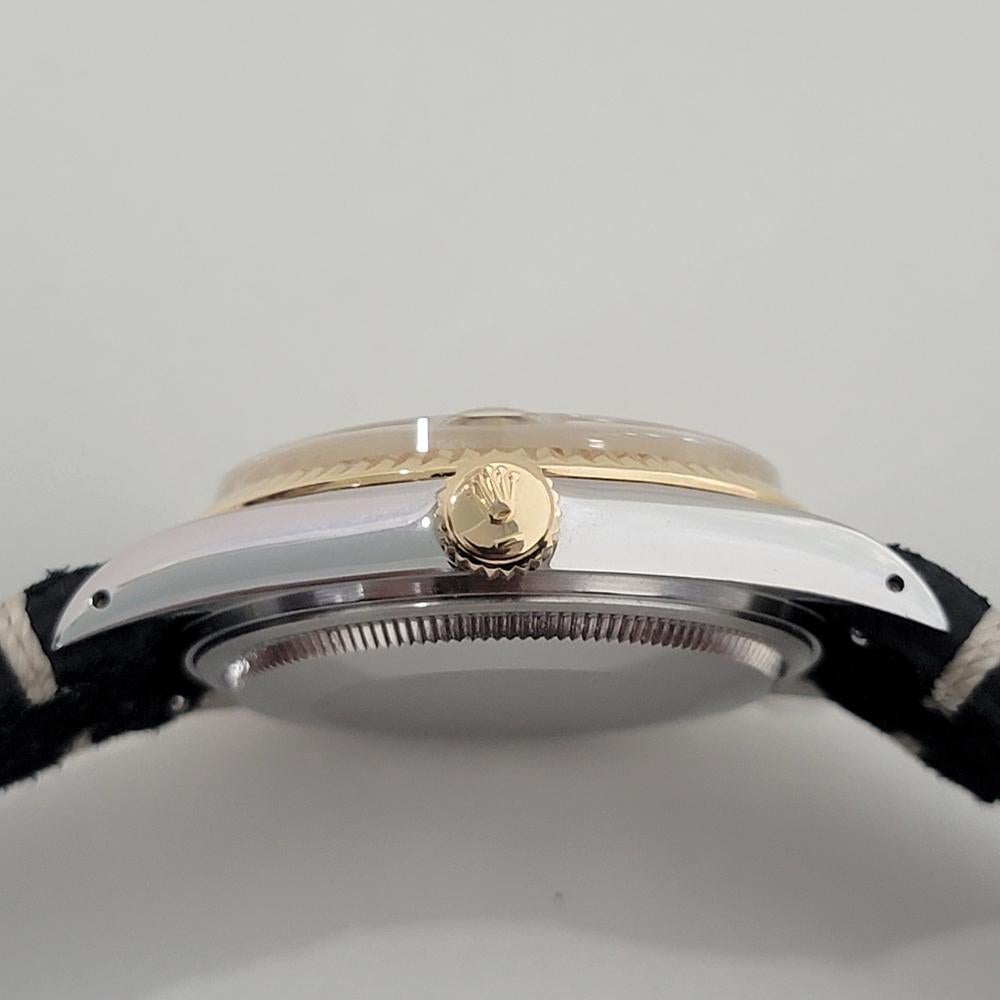 Rolex Oyster Datejust Ref 16013 36mm 18k SS Mens Automatic 1980s Swiss RA399 For Sale 5