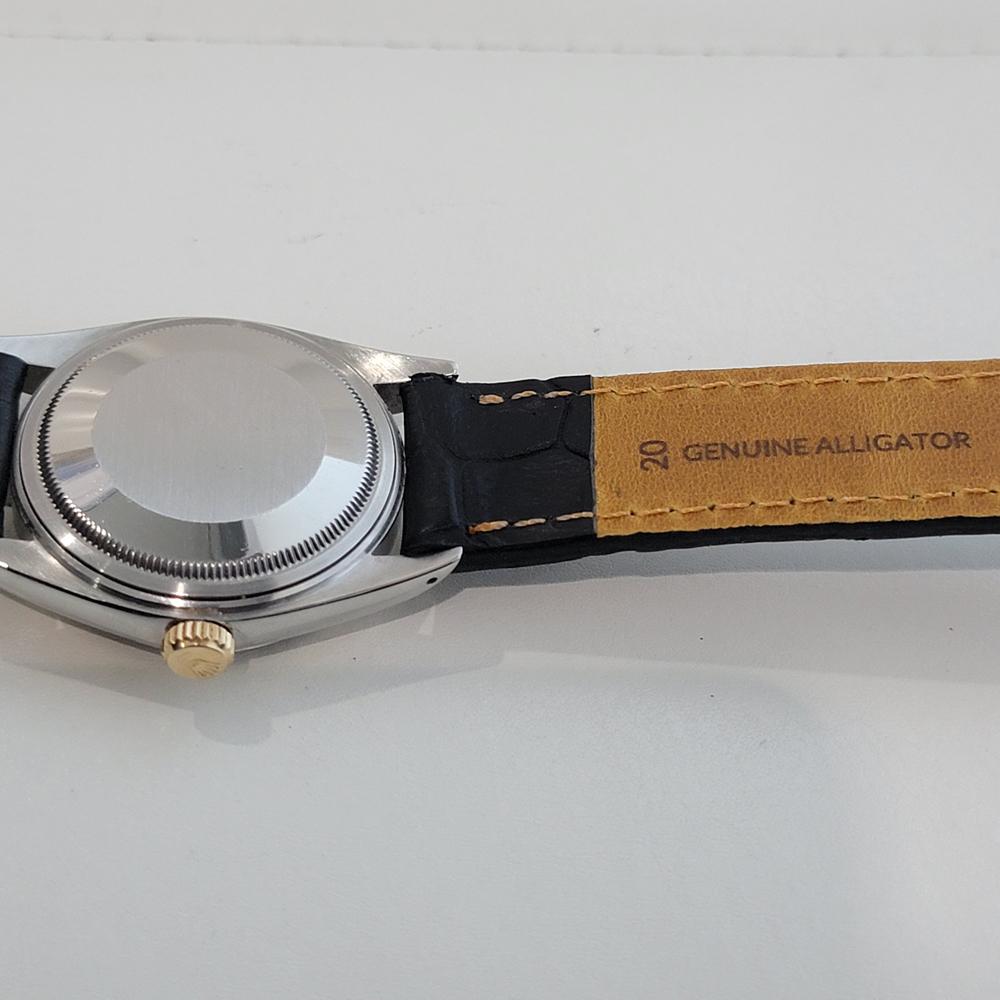 Rolex Oyster Datejust Ref 16013 Mens 36mm 18k SS 1970s Vintage Automatic RA615 en venta 6