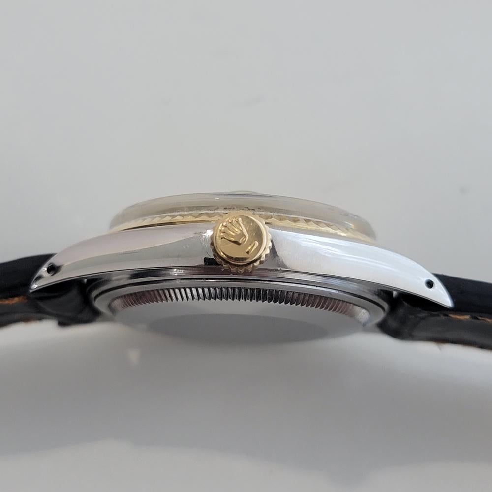 Rolex Oyster Datejust Ref 16013 Mens 36mm 18k SS 1970s Vintage Automatic RA615 en venta 5